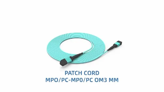 Cabo de remendo duplex multimodo 50/125 de Om3 LC da fibra ótica da ligação em ponte ao conector do LC