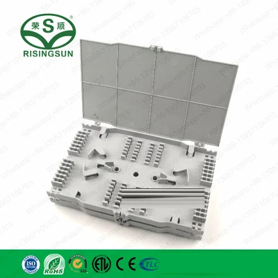 Fornecimento de bandeja de emenda de fibra óptica FTTX de 12 portas de alta qualidade