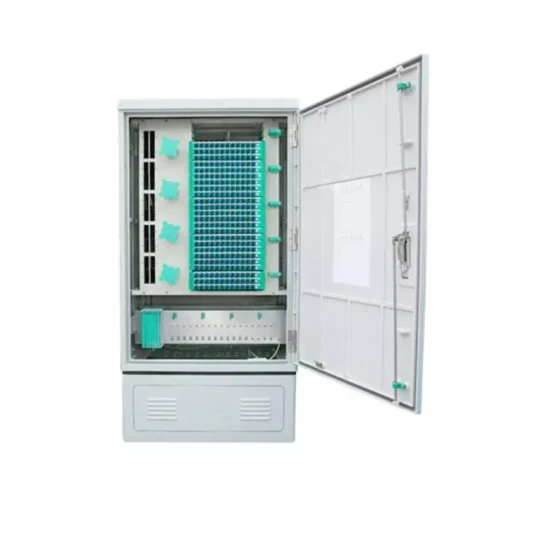 Fabricante FTTH ODF Outdoor 144 288 576 Core Fibra Óptica Cross Connect Gabinete Gabinete de telecomunicações